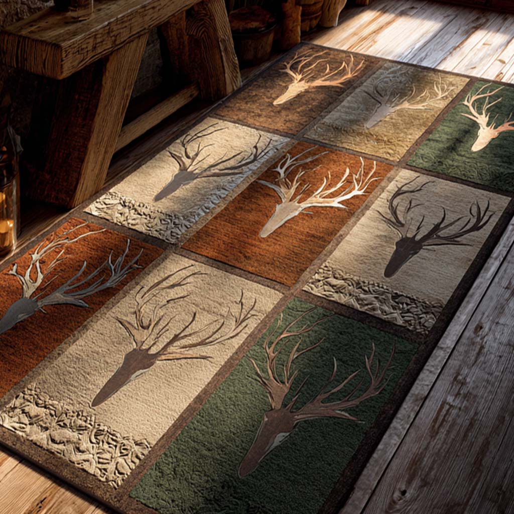 Rustic Patchland Runner Carpet NCU0XD1777