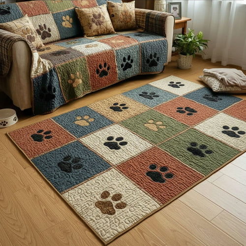 Rustic Paw Charm Area Rug NCU0PT10900