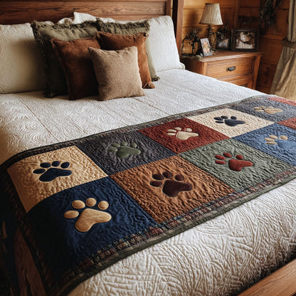 Rustic Pawrow Quilted Bed Runner NCU0TV1180