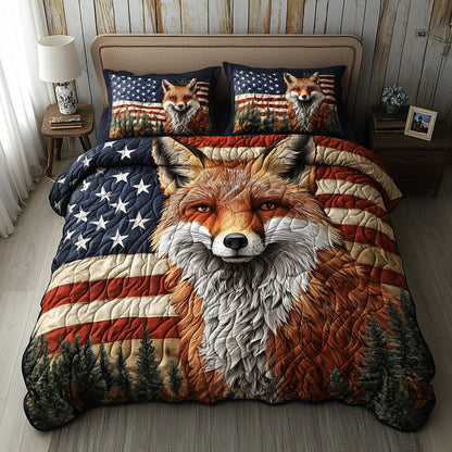Rustic Paws 3-Piece Quilted Bedding Set NCU0DV6765