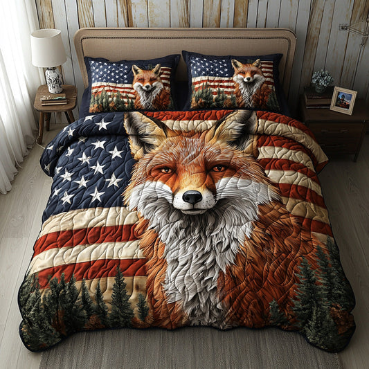 Rustic Paws 3-Piece Quilted Bedding Set NCU0DV6765