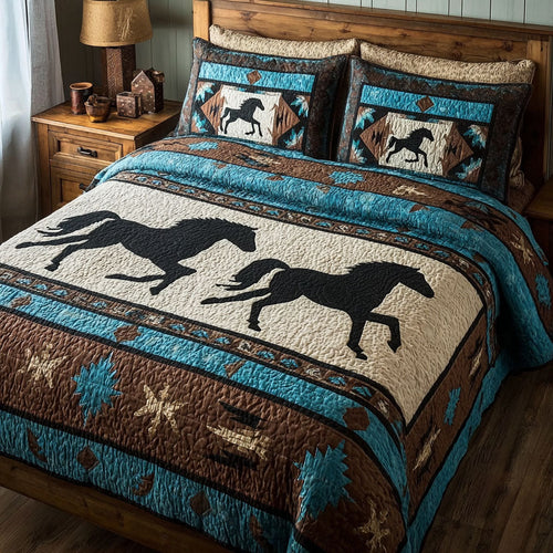 Rustic Plains 3-Piece Quilted Bedding Set NCU0DK11916