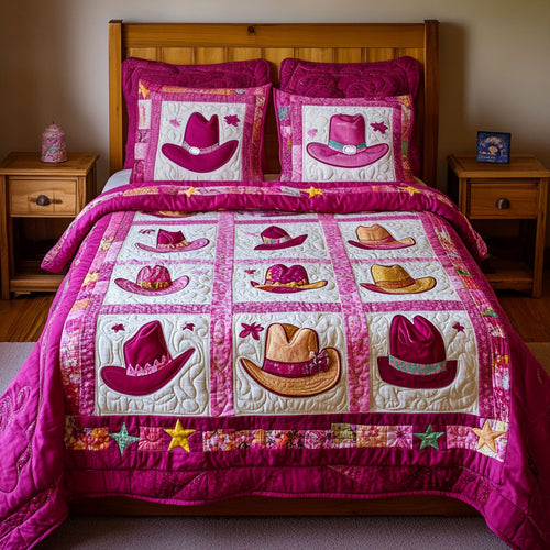 Rustic Plains 3-Piece Quilted Bedding Set NCU0PT2545