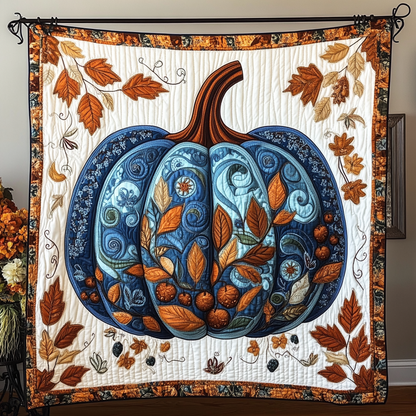 Rustic Pumpkin Quilted Blanket NCU0DK9170