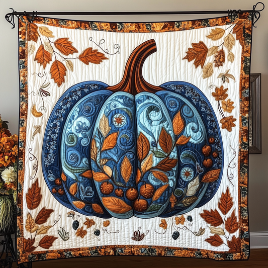Rustic Pumpkin Quilted Blanket NCU0DK9170