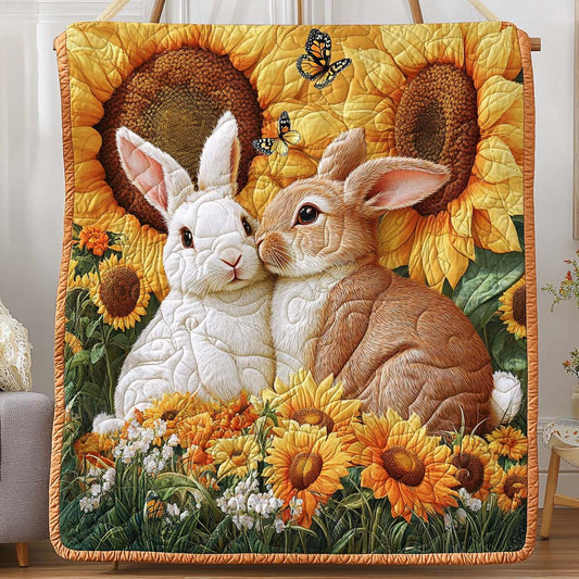 Rustic Rabbit Rest Quilted Blanket NCU0NT9342