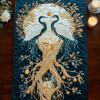 Rustic Reflection Quilted Table Runner NCU0VH2493