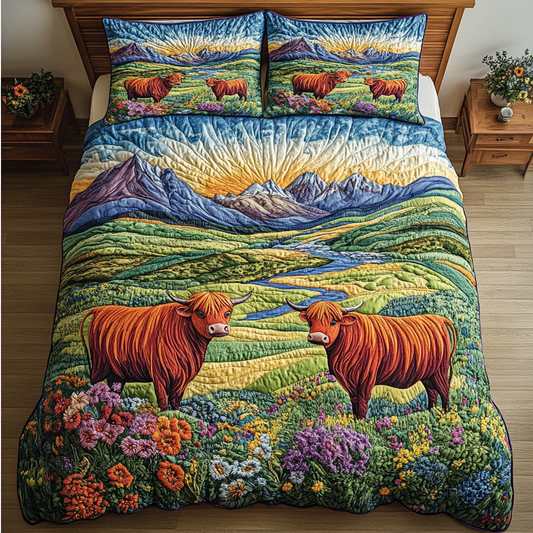 Rustic Retreat 3-Piece Quilted Bedding Set NCU0VH2176