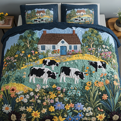 Rustic Retreat 3-Piece Quilted Bedding Set NCU0VH3821