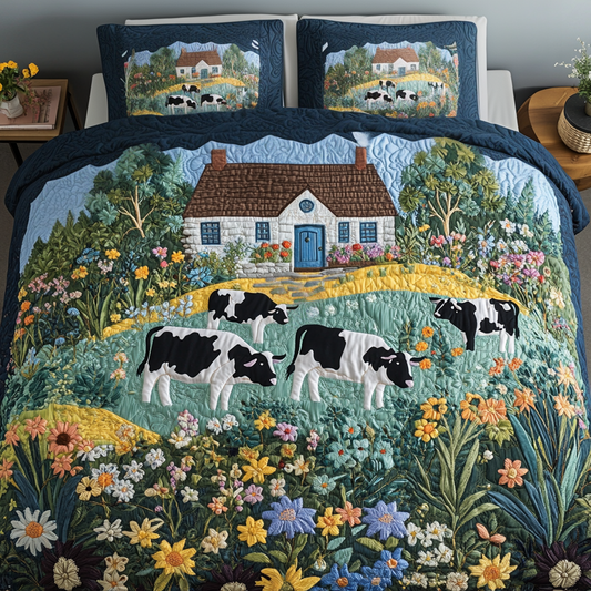 Rustic Retreat 3-Piece Quilted Bedding Set NCU0VH3821