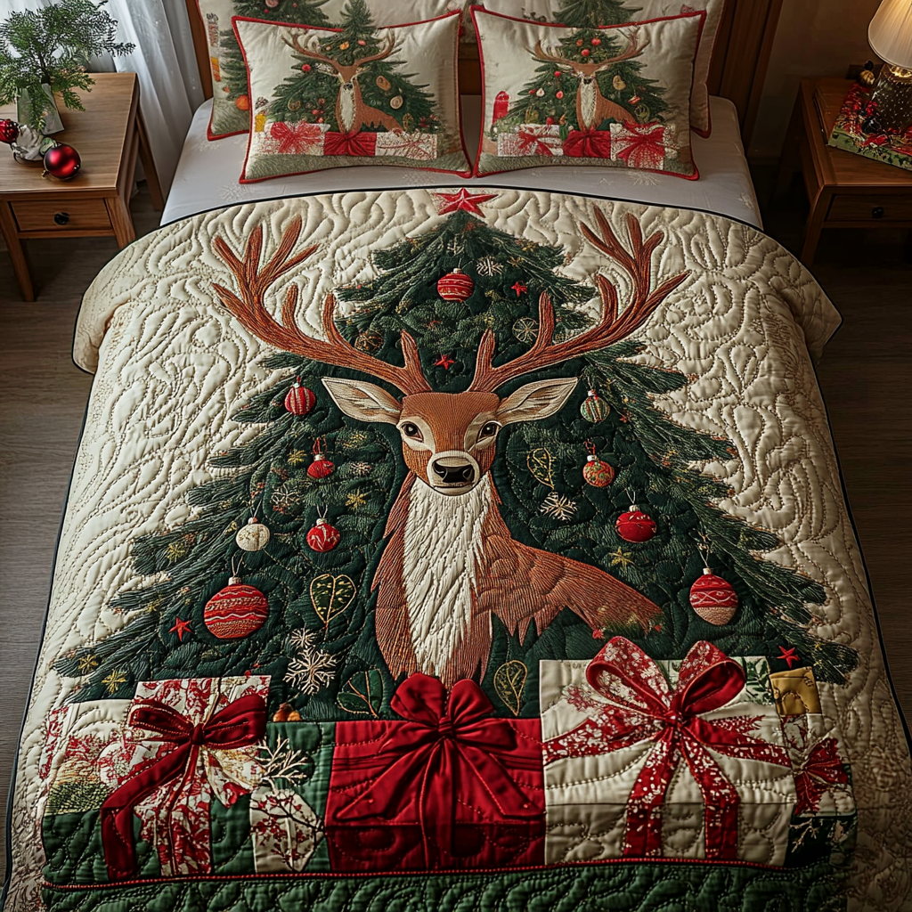 Rustic Retreat 3-Piece Quilted Bedding Set NCU0VH536