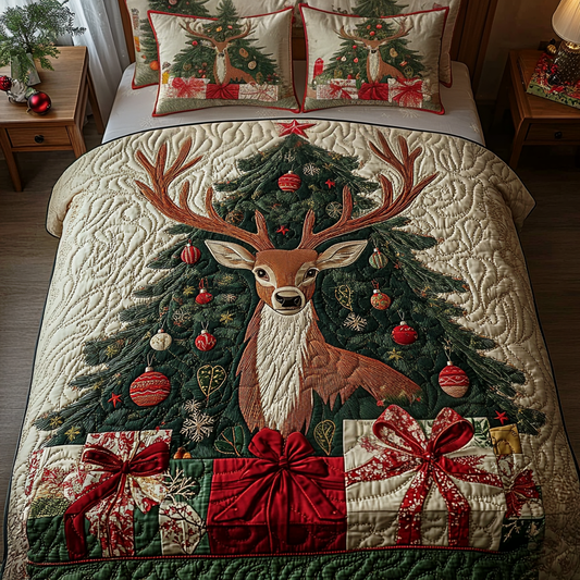 Rustic Retreat 3-Piece Quilted Bedding Set NCU0VH536