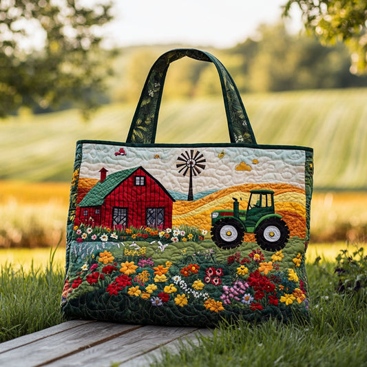 Rustic Retreat Quilted Tote Bag NCU0PT7979