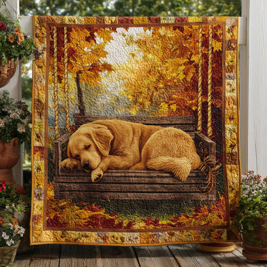 Rustic Retriever Quilted Blanket NCU0NT9033