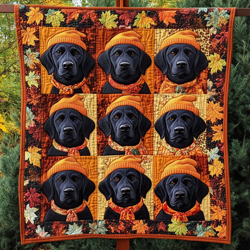 Rustic Retriever Quilted Blanket NCU0PT1109