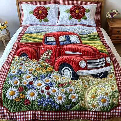 Rustic Ride 3-Piece Quilted Bedding Set NCU0DK5766