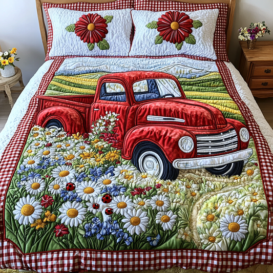 Rustic Ride 3-Piece Quilted Bedding Set NCU0DK5766
