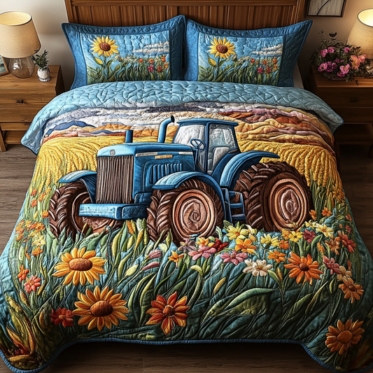 Rustic Ride 3-Piece Quilted Bedding Set NCU0VH4820