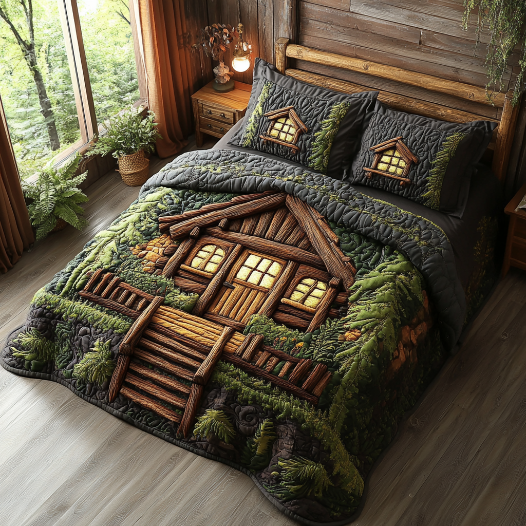 Rustic Ridge 3-Piece Quilted Bedding Set NCU0DV2715 – Vantique
