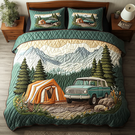 Rustic Roam 3-Piece Quilted Bedding Set NCU0VH5432