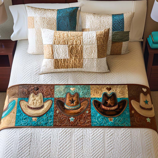 Rustic Rodeo Quilted Bed Runner NCU0NT8496