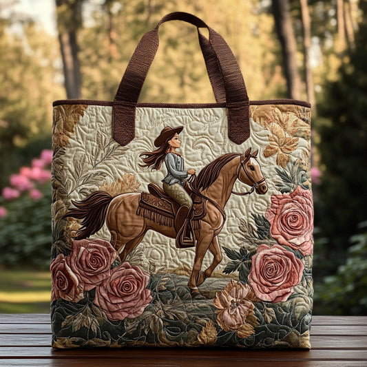 Rustic Rodeo Quilted Tote Bag NCU0DV7248