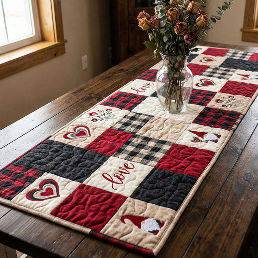Rustic Romance Quilted Table Runner NCU0NT12124