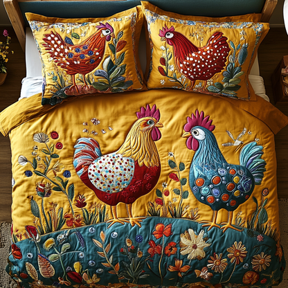 Rustic Roost 3-Piece Quilted Bedding Set NCU0VH3587