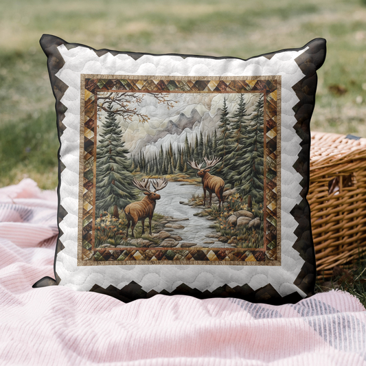 Rustic Serenity Quilted Pillow Case NCU0DK3934