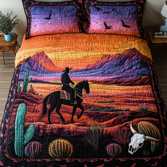 Rustic Spirit 3-Piece Quilted Bedding Set NCU0DK7184