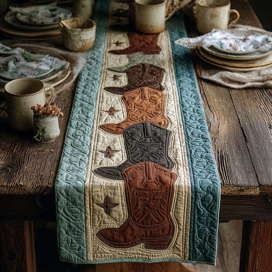 Rustic Spurs Quilted Table Runner NCU0TV1447