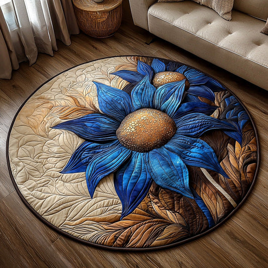 Rustic Sun Quilted Round Mat NCU0DV6872