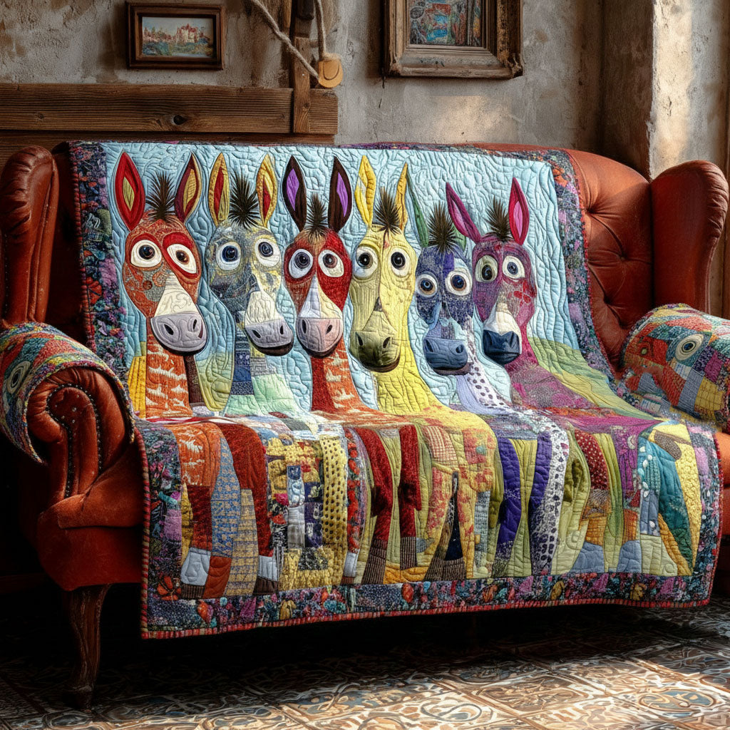 Rustic Tale Troupe Quilted Sofa Cover NCU0PT11123