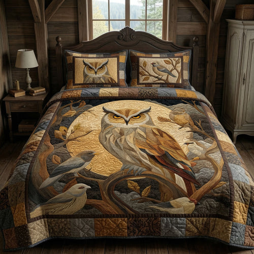 Rustic Wisdom 3-Piece Quilted Bedding Set NCU0NT12542