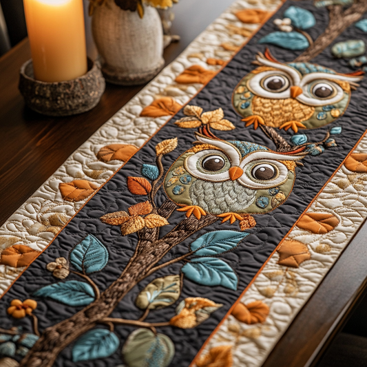 Rustic Wisdom Quilted Table Runner NCU0VH3155