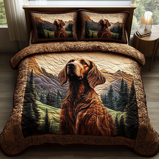 Rusty Paws Quilted Bedding Set NCU0DV2918