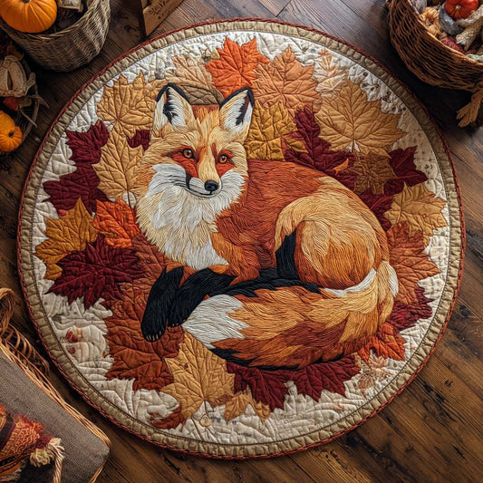 Rusty Tail Quilted Round Mat NCU0TD069