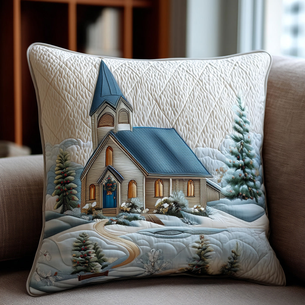 Sacred Christmas Light Quilted Pillow Case NCU0NT11333