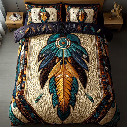 Dreamcatcher 3-Piece Quilted Bedding Set NCU0VT86