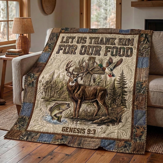 Sacred Harvest Quilted Blanket NCU0DV9744