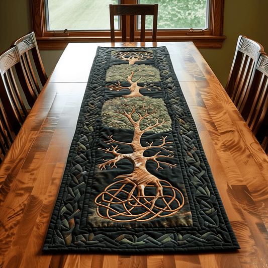 Sacred Roots Quilted Table Runner NCU0TH1733