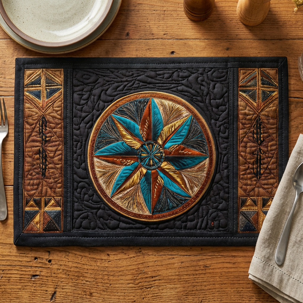Sacred Winds Quilted Place Mat NCU0TV1189