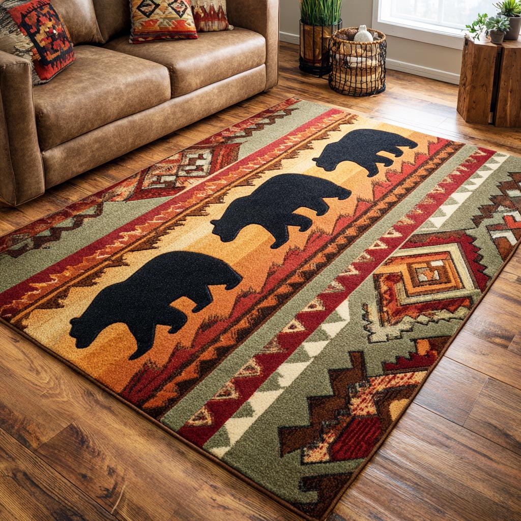 Sacred Bear Area Rug NCU0TD2444