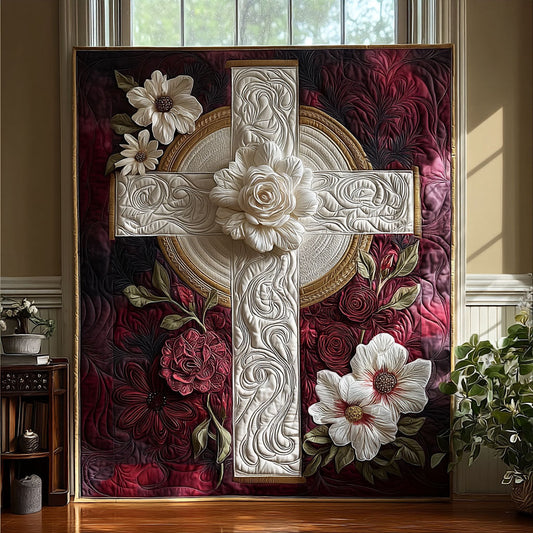 Sacred Blossom Quilted Blanket NCU0PT7634