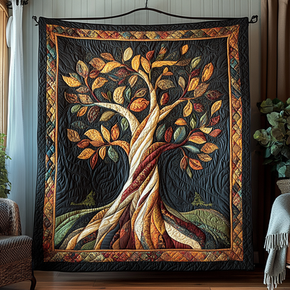 Sacred Branches Quilted Blanket NCU0DK5020