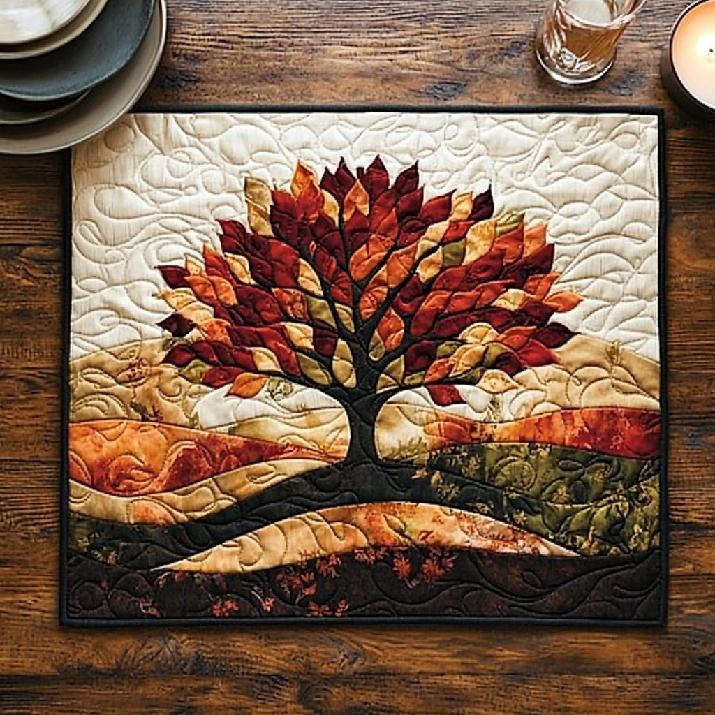 Sacred Branches Quilted Placemat NCU0DV6629