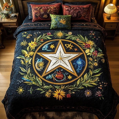 Sacred Circle Comfort 3-Piece Quilted Bedding Set NCU0PT3558