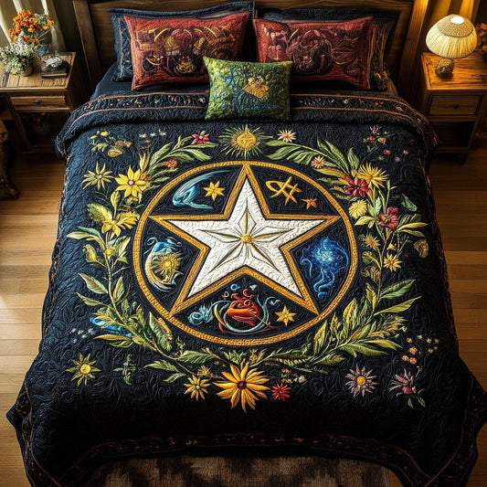 Sacred Circle Comfort 3-Piece Quilted Bedding Set NCU0PT3558