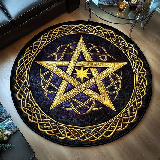 Sacred Circle Quilted Round Mat NCU0PT3369