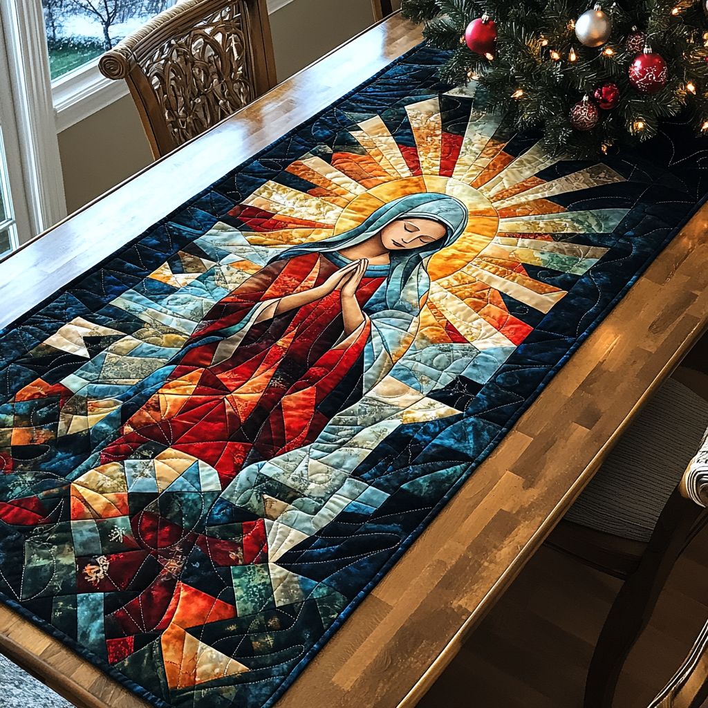 Sacred Comfort Quilted Table Runner NCU0DK1822